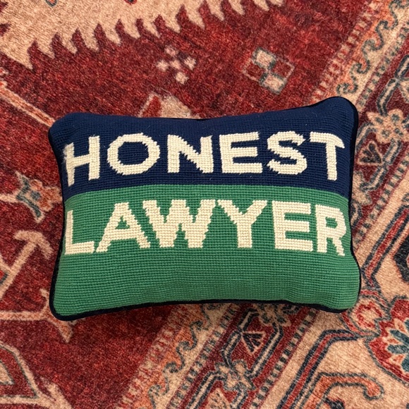 Jonathan Adler Needlepoint Pillow - Picture 1 of 2